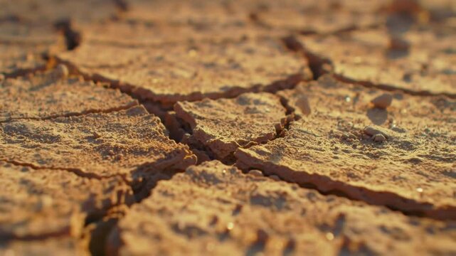 Parched earth reveals droughts cracked landscape