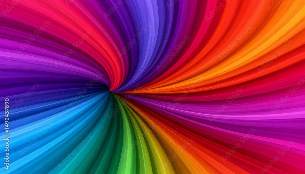 Poster this vibrant image showcases a mesmerizing swirl of colors, blending seamlessly from deep purple to 