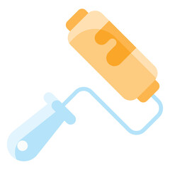 Paint Roller Flat Icon