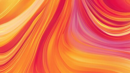 Fototapeta premium Abstract Orange Pink Gold Swirls Background Texture