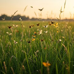 Fototapeta premium Golden Hour Flutter