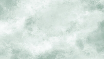 Soft Mint Green Watercolor Abstract Texture Background. Subtle Artistic Wash in Horizontal Orientation