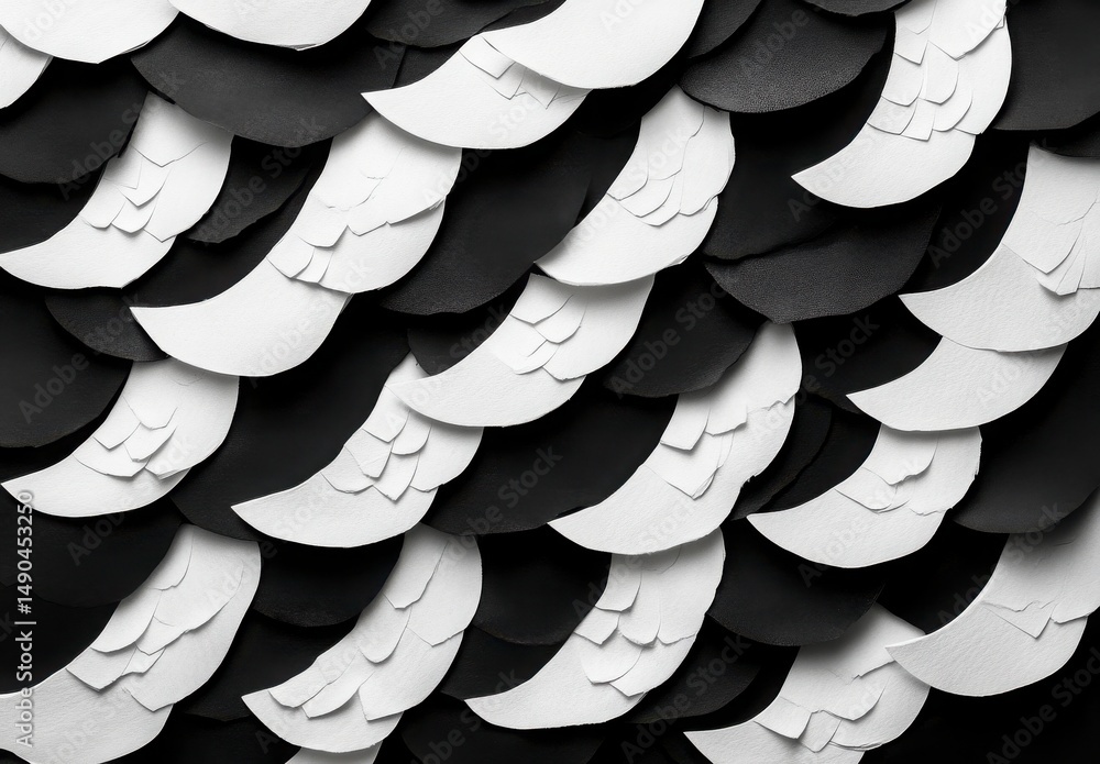 Poster abstract black and white scale pattern texture background