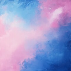 Fototapeta premium Abstract Pastel Pink And Blue Painted Texture Background