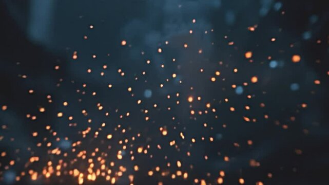 glowing particle effect with unique attributes for video overlays and cinematic use.