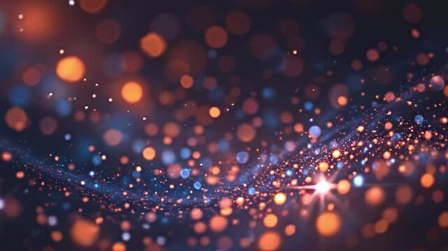 glowing particle effect with unique attributes for video overlays and cinematic use.