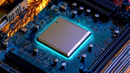 Fototapeta premium electronic circuit board