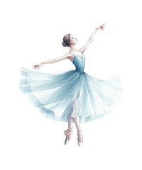 Naklejka premium girl dancing