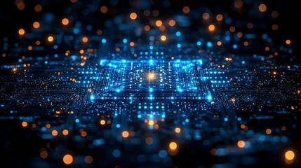 Fototapeta premium circuit board background