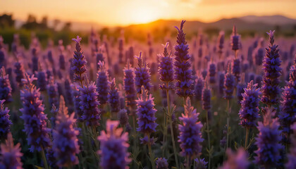 Fototapeta premium lavender field in provence
