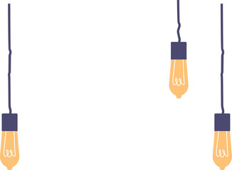 Decorative lamp in loft style