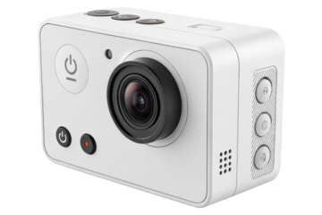 Compact Action Camera with High-Quality Lens and Simple Controls