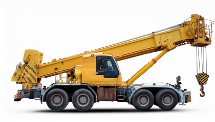 crane isolated on transparent background cutout
