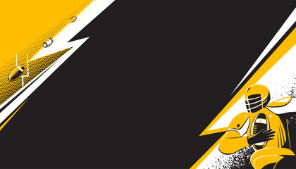 Abstract American football background design. The sport concept
