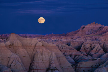 A Gentle and Setting Moon