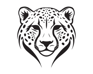 cheetah mascot logo vector