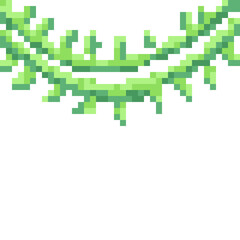 Fototapeta premium Vines pixel art