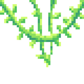 Naklejki Vines pixel art