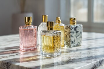 bottles of perfume