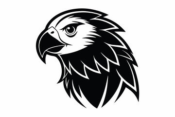 parakeet silhouette line art vector illustration with a white background