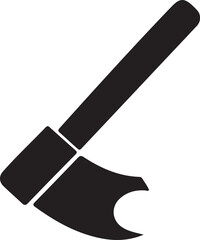 axe silhouette vector illustrator