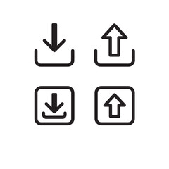 Download and Upload Line Icons