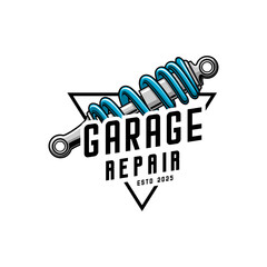 shockbreaker logo for garage repair sign