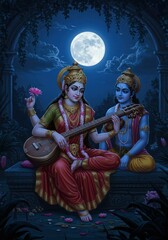 Naklejka premium Lord Vishnu 