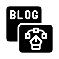 blog image glyph icon
