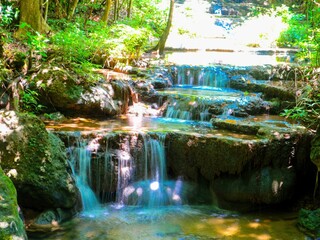waterfall in the park