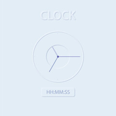 Neuromorphic Clock illustration