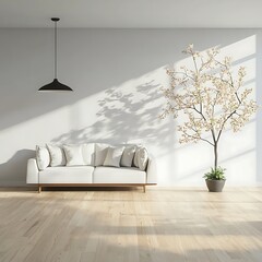 Modern, minimalist living room