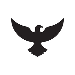 eagle logo vector Bold and clean eagle logo vector, with sharp lines and a strong silhouette 
