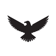eagle logo vector Bold and clean eagle logo vector, with sharp lines and a strong silhouette 

