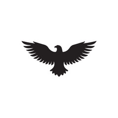 eagle logo vector Bold and clean eagle logo vector, with sharp lines and a strong silhouette 
