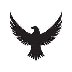 eagle logo vector Bold and clean eagle logo vector, with sharp lines and a strong silhouette 
