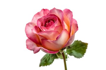 single pink rose