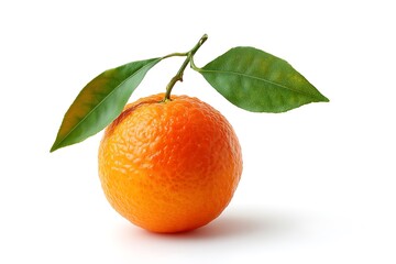 orange with leaves
