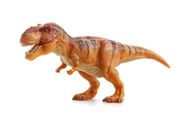 dinosaur toy isolated on white background.