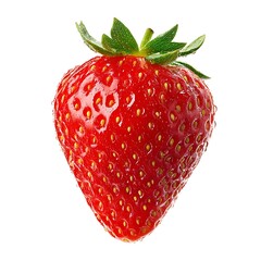 strawberry on white background