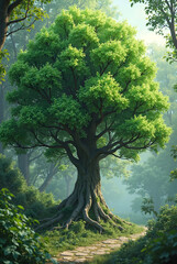 tree in the forest
