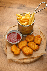 Classic nuggets and fries combo