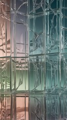 Abstract image of interconnected lines and shapes with a gradient color scheme.