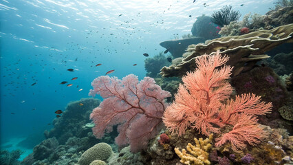 Coral reef in the red sea