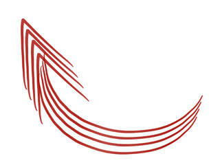 Obraz premium illustration of an abstract arrow