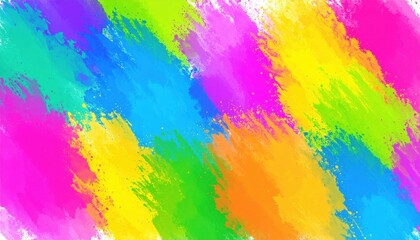 Abstract Colorful Paint Splatters Design