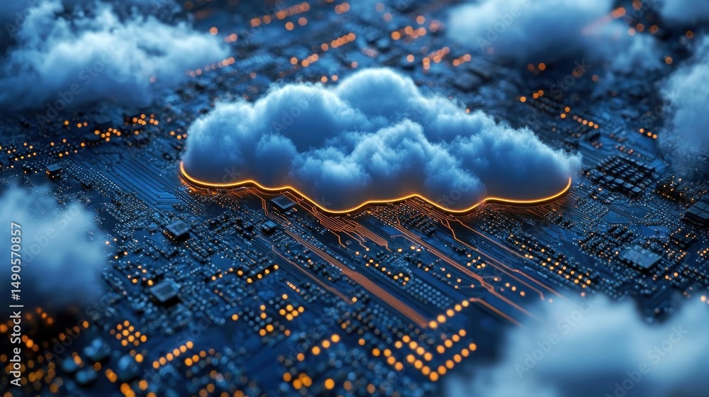 Poster cloud computing: digital transformation and data storage