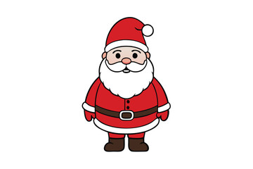 santa claus with gift