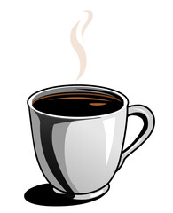 Illustration of a cup of coffee