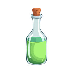 Cartoon Themed Potion Bottle Design